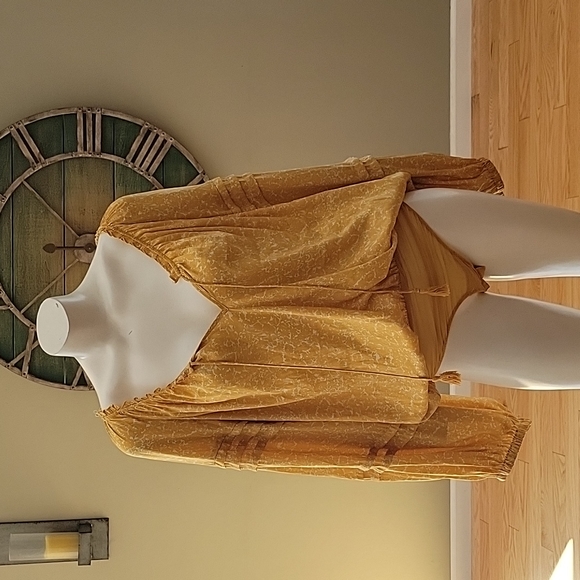 Free People All Tucks Printed Bodysuit - Picture 2 of 14